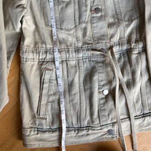 Womens Jean Jacket, Cinched, NWT, Size L - Picture 4 of 5